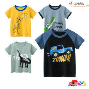 27KiDS Kids Fashion T Shirt - Summer T Shirt Kid T Shirt