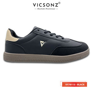 Vicsonz Womens Shoe VY79113/VY79114/VY79115 Black/White x Brown/White x Pink - Kasut Wanita Kasual Sneakers