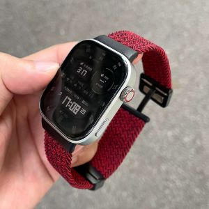 Magnetic Braided Solo Loop For Redmi Watch 6 5 4 Band Nylon Bracelet Correa For xiaomi band 8/9pro Sport Watchband