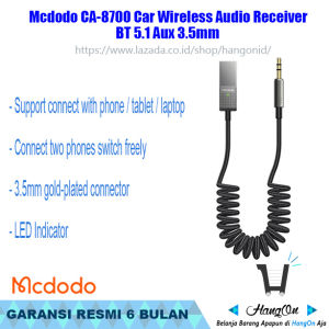 Mcdodo CA-8700 Wireless Receiver With Audio Cable BT 5.1 Aux 3.5mm