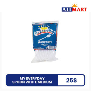My Everyday Spoon White Medium 25s - AllMart Online Grocery