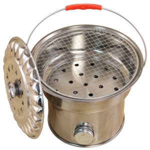 NEW Thickened Charcoal Stove Household Heater Outdoor Portable Barbecue Grill Tea Charcoal Stove Moving Fire Basin