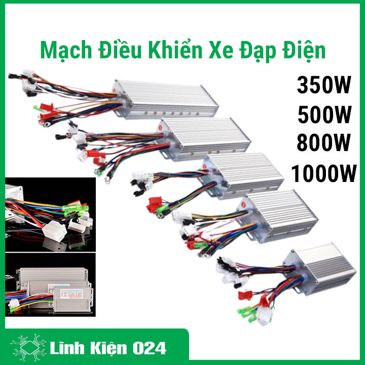 Mạch điều khiển xe đạp điện sử dụng pin 350W, 500W, 800W, 1000W | Lazada.vn
