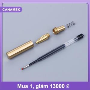 【CANAMEK】 1 Bộ Dụng Cụ Làm Bút Gỗ Cho Máy Tiện Gỗ Bộ Dụng Cụ Xoay Bút Mỏng 7mm Với Ruột Thay Thế Đồ Dùng Tiện Gỗ Màu Vàng