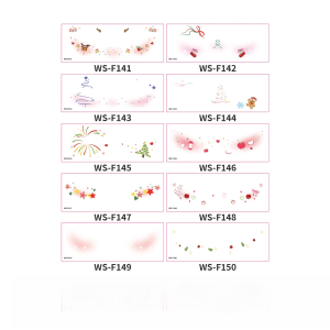 Christmas Makeup Face Stickers Decoration Waterproof Tattoo Stickers Funny Party Prom Face Stickers