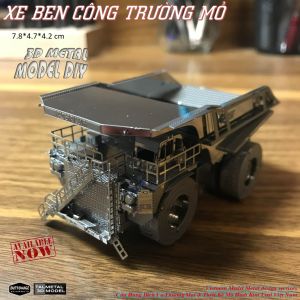 Mô Hình Xe Ben xe tải (Kim loại lắp ghép 3D)