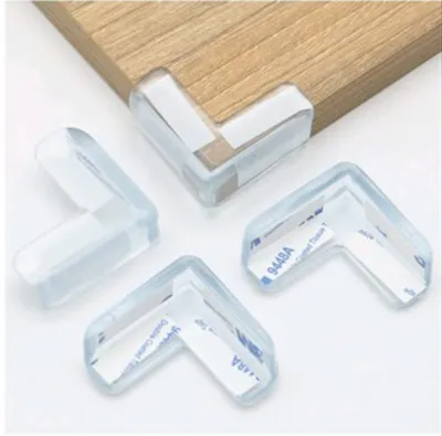 AKAPE - Baby Silicone Safety Protector Table Corner Protection from Children Anticollision Edge Corners Guards Cover For Kids