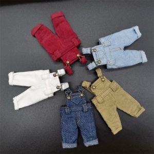BEIBEI Casual Wears Doll Denim Pants Trousers Playing House Doll Clothes Doll Accessories Mini Obitsu11 Overalls 1/12Bjd Doll