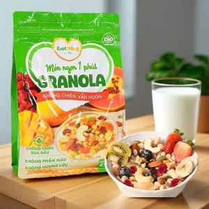 Combo 1 Túi Granola Mới + 1 hộp Granola Siêu Hạt với các loại hạt ngon và lành Từ Nông Sản Giọt Nắng