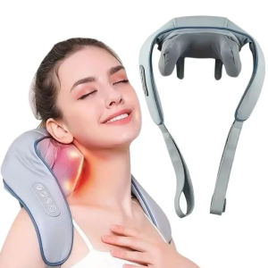 Neck Shoulder Massager Electric Neck Shoulder Massager Hot Compress Pain Relief Relaxation Device