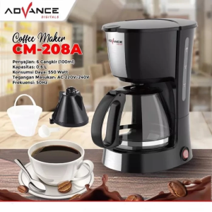 ADVANCE Coffee Maker Mesin Kopi Otomatis Mesin Kopi Listrik CM-208A