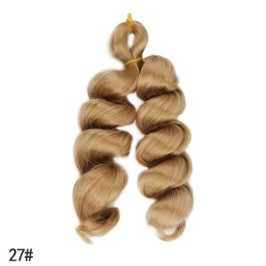 WAPKTY Kiểu tóc ngắn Tóc tết xoăn kiểu Pháp Vật liệu tổng hợp Chiều dài 12 inch Tóc tết lỏng lẻo gợn sóng Sành điệu Kết cấu gợn sóng lỏng lẻo Tóc tết móc Dành cho phụ nữ