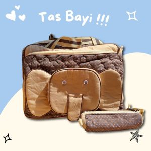 Tas Bayi Ukuran Besar Multifungsi Untuk Perlengkapan Bayi