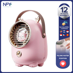 New USB Star Pet water-cooled fan USB charging small desktop fan household spray air conditioning fan