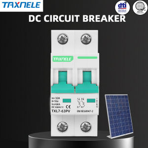 TAXNELE 2P DC MCB L7 Solar PV Mini Circuit Breaker DC 1000V Overload Protection Battery Switch 10A 16A 20A 25A 32A 40A 50A 63A Photovoltaic