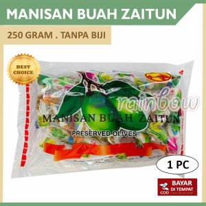 Manisan Buah Zaitun Tanpa Biji 250 Gram Hai Wan Qiao Buah Kana Olives Permen Zaitun China