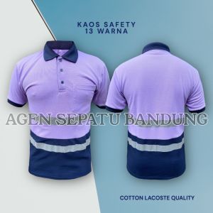 BAJU KERAH POLO SAFETY FIRST INDONESIA TERBARU 2 WARNA KOMBINASI