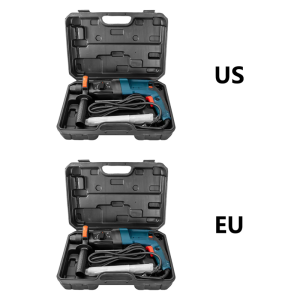 Electric Hammer Drill Impact Force Shockproof Grip with 4 Functions Includes Multipurpose Bits And Storage Carrying Box