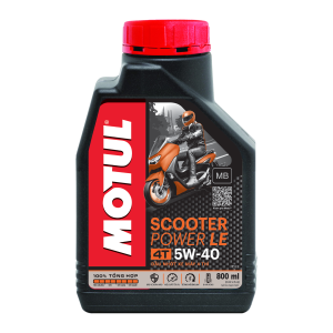 Hàng Chính Hãng - Dầu nhớt xe tay ga Motul Scooter Power LE 4T 5W40 dung tích 0.8L & 1L