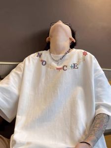 潮牌设计感短袖t恤男夏季情侣宽松休闲打底衫体恤上衣服潮高质量