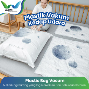 WARS Plastic Bag Vacum Tempat Penyimpanan Baju Selimut Vakum Kedap Udara