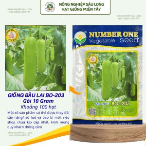 Gói 10 gram [khoảng 100H] Hạt giống Bầu f1 BO 203 NumberOne