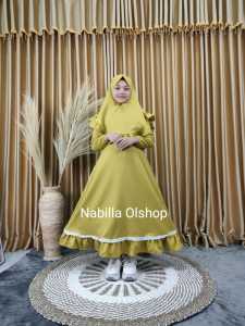 Gamis Anak Perempuan Set Jilbab 1-12 Tahun - Hijab Kids