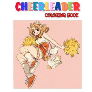 CHEERLEADER Coloring Book Healing Activity Buku Mewarnai Anak Remaja Dewasa Aesthetic Kertas Tebal
