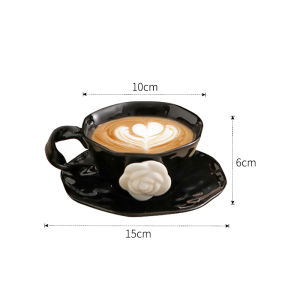 Ceramic Coffee Cup Afternoon Tea Cup Saucer