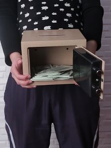 Két Sắt Mini Khoá Két Sắt Thông Minh Mã Điện Tử Hộp Đựng Tiền An Toàn Cỡ Nhỏ Chắc Chắn