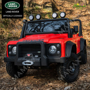 MAMAX🔥NEW🔥【SG Ready Stock】Officially Licensed Land Rover Defender Kids Ride On Car★12V Electric Car with Remote Control✅Music+Lights✅FREE Assembly Service✅Soft Tires✅