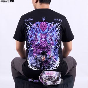 CLOWOR Uchiha Sasuke Indra Susanoo Naruto Anime T-Shirt