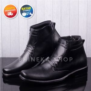 Sepatu PDH Kulit Sapi Sepatu Security Satpam Sepatu TNI Jatah Polri