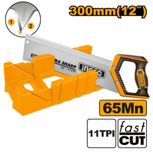 INGCO  เลื่อยปังตอ 12 นิ้ว พร้อมถาดองศา รางบังคับองศา แท่นองศารองตัด รุ่น HMBSB30062 รุ่นใหม่