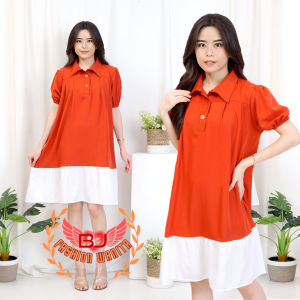 BJFashionWanita / Dress Harlie / Dress Polos / Dress Premium / Midi Premium / Midi Jumbo / Jumbo Polos / Dress Jumbo / Dress / Midi / Jumbo Kombinasi / Midi Kombinasi / Jumbo / Dress