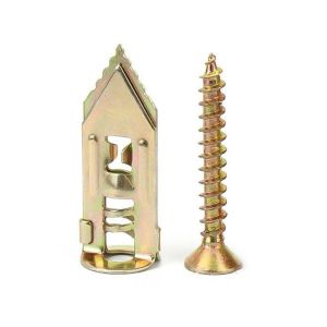 160pcs M6 Jack Nuts Metal Screw Petal Nuts Rivet Nut Wall Plug Fixing Expansion Screw For Hollow Beam Tools