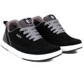 Sepatu Sneakers Pria H 3784 Brand Hertz Sepatu Kets Cowok Kekinian Harga Murah Berkualitas - Hitam Abu. 