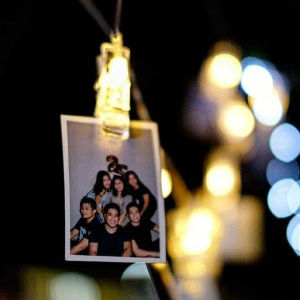 Led Clip Lights 10 bulbs and 10 pictures with Instax Inspired Photos
