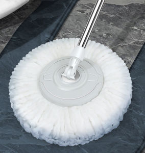 360 Spinning Mops with 1 Microfiber Mop Heads House Cleaning Tools (SG Stock)