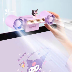Kipas Angin Portable Kuromi Cinnamoroll ORI Sanrio Hanging Dual Fan