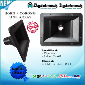 Corong Speaker Horn Daun Tweeter 5377 Line Array Gantung Kualitas Import - HORN TWEETER | DM