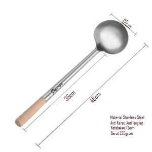 Irus Jumbo Stainless Gagang 38cm/Sodet Stainles