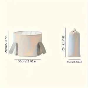 Odorless Portable Foot Soak Tub - Foldable Battery-Free Foot Bath Basin for Relaxing Spa Experience