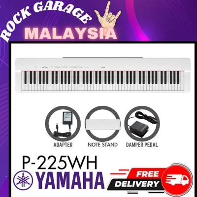 Yamaha P-225 88-Key Digital Piano With Keyboard Bench Headphone And Adapter - Black ( P225 P 225 P125 P 125 )