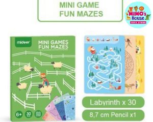 [TẶNG KÈM BÚT CHÌ] Giải Đố Mê Cung cùng MIMO HOUSE – Mini Game (2 mẫu) - MD2061/ MD2062