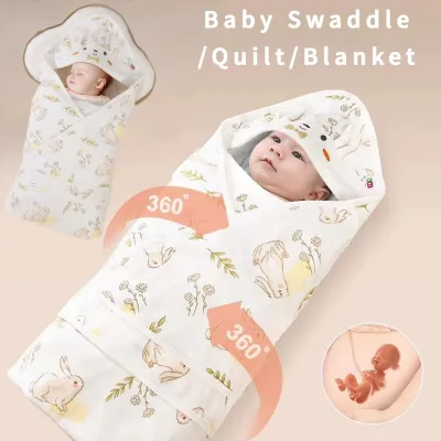 Baby Blanket/Swaddle/Quilt Cotton Baby Receiving Blanket Newborn Baby Wrap Envelope Wrap
