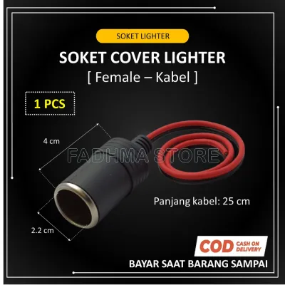 Adapter Konverter Soket Lighter Female / Colokan Mobil 12V