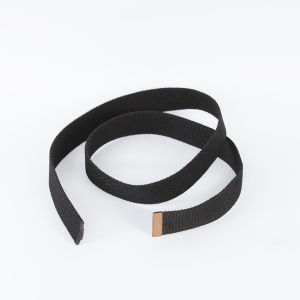 สายเข็มขัดข้าราชการ รด. รปภ.เนื้อไนล่อน มีหลากหลายขนาด มีหัวเข็มขัดด้วย (ตอกปลายแล้ว) ราคาถูก