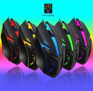Mouse Gaming USB C5 Wired RGB Light Color LED 1200 DPI