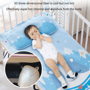 GiiMall Childrens Cool Mat with Thickened Sandwich Design and Digital Print for Summer